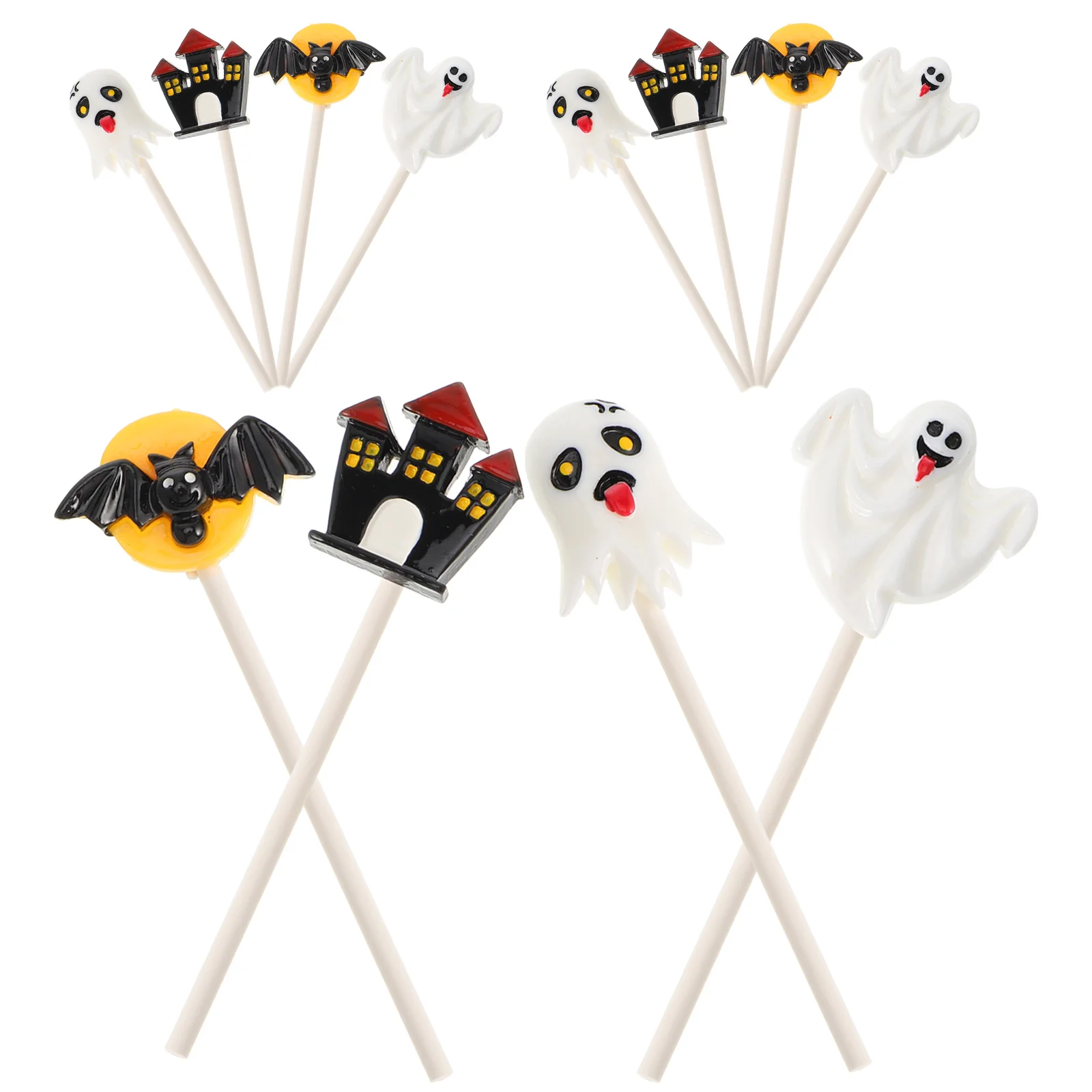 

12Pcs Picks, Resin Cupcake Toppers for Party Supplies ( )