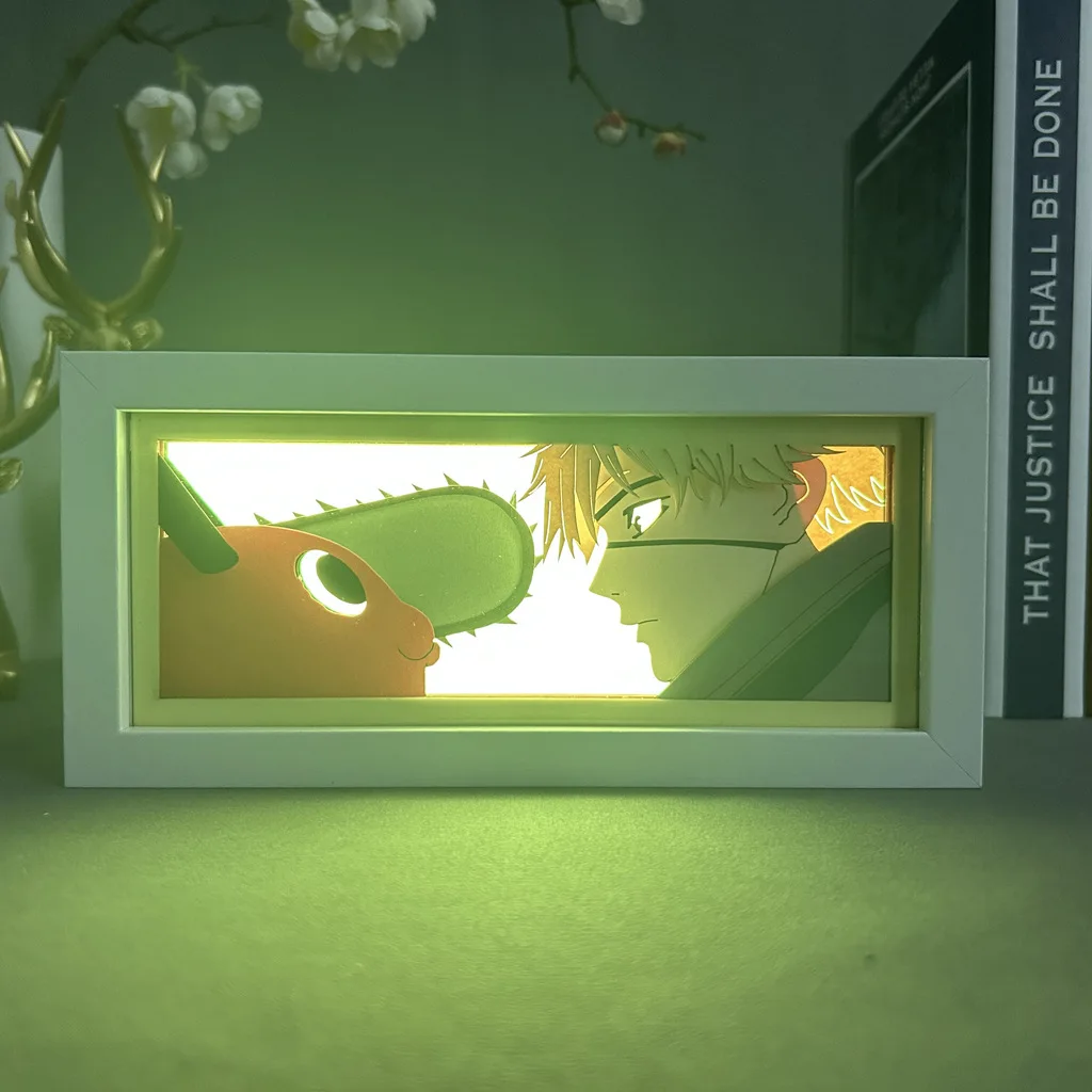 Декор Подарок USB Pokemoned Nami Zoro Nica Luffy Ace 3d Резьба по бумаге Dragoned Ball Goku Box Иллюзия Аниме