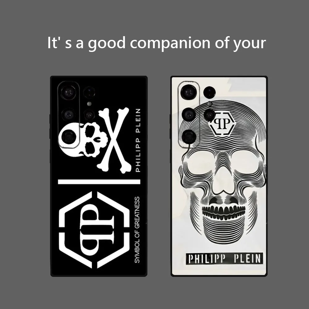 Чехол для телефона Q-qp P- Philippe PleinEs Samsung Galaxy S24 Ultra S22 S23 S21 S20 5G защитный мягкий