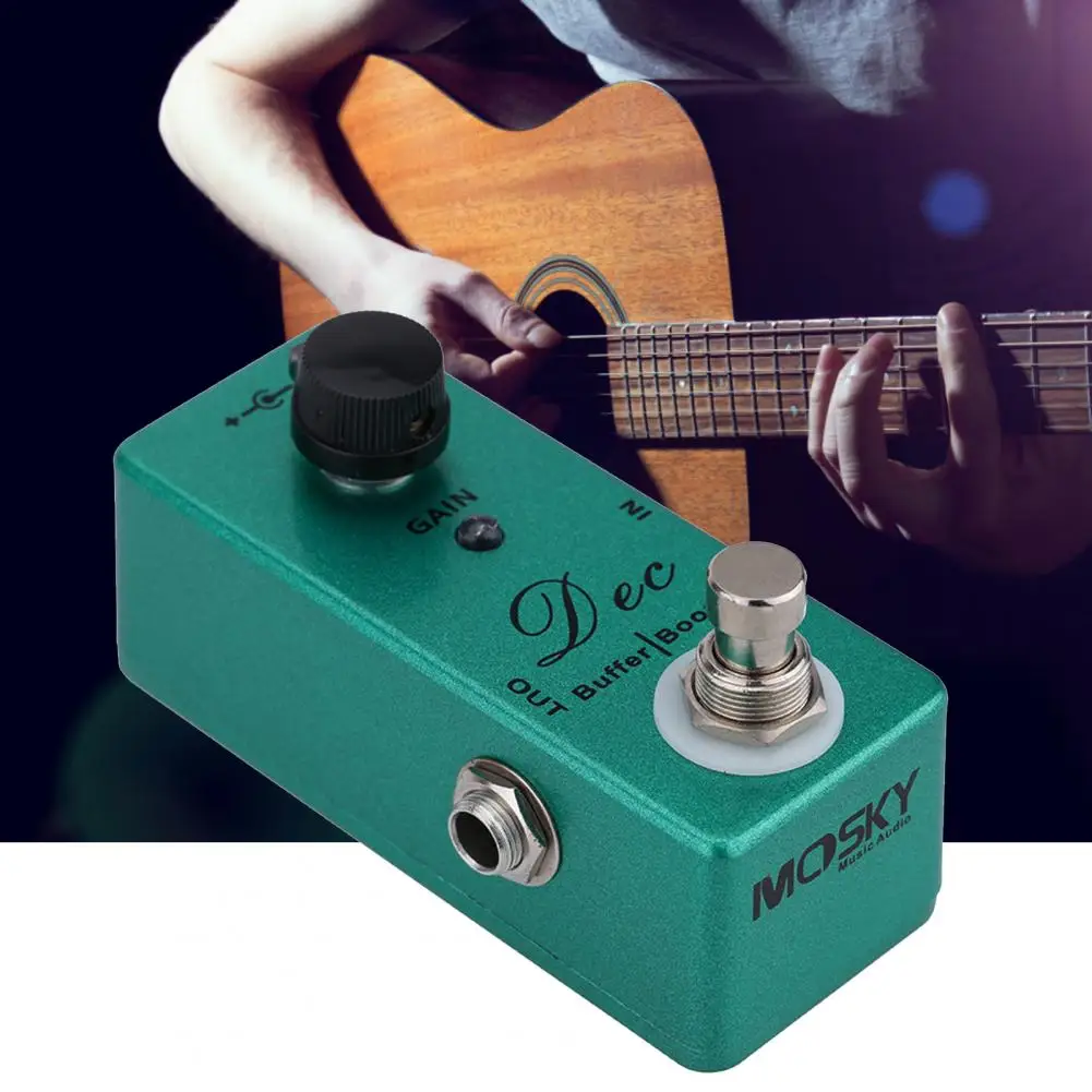 

Guitar Effect Pedal Professional Knob Control Portable Dec Buffer Booster Electric Guitar Effect Pedal True Bypass Guitar Parts