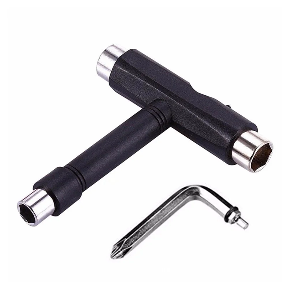 

Mini T Type Wrench Tool Roller Skateboard Repair Tool Adjusting Tool with L Wrench L-type Screwdriver