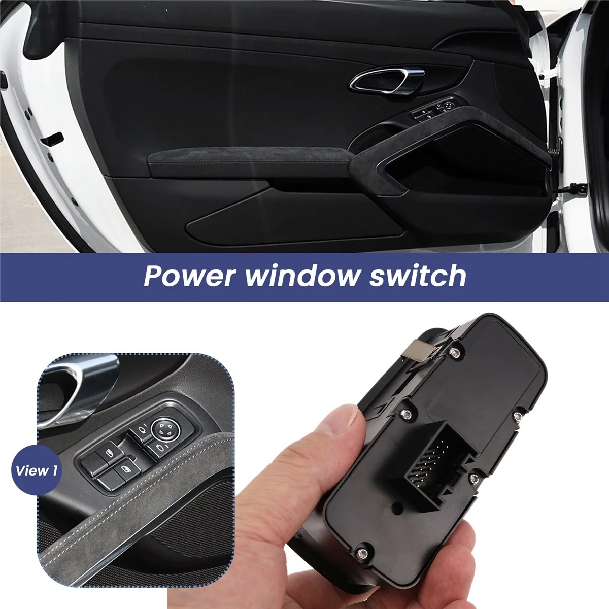 Переключатель управления окошком электропривода для Porsche 911 991 2012-2018 LHD