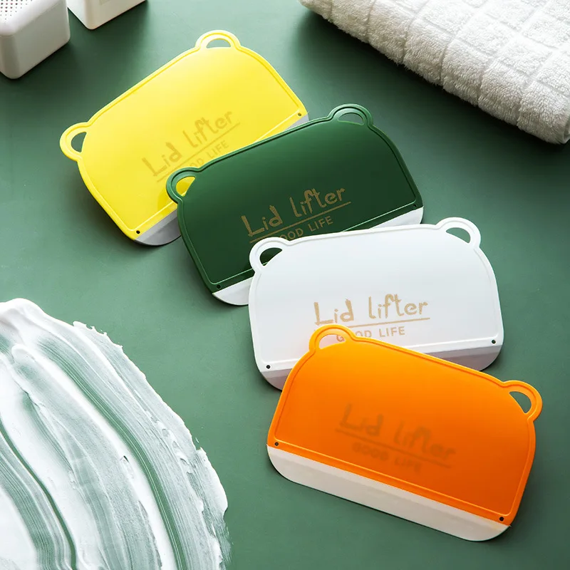 

Creative Bear Shape Glass Mirror Scraper Silicone Wiper Bathroom Kitchen Countertop Sink Car Window Wiper Cleaning Supplies