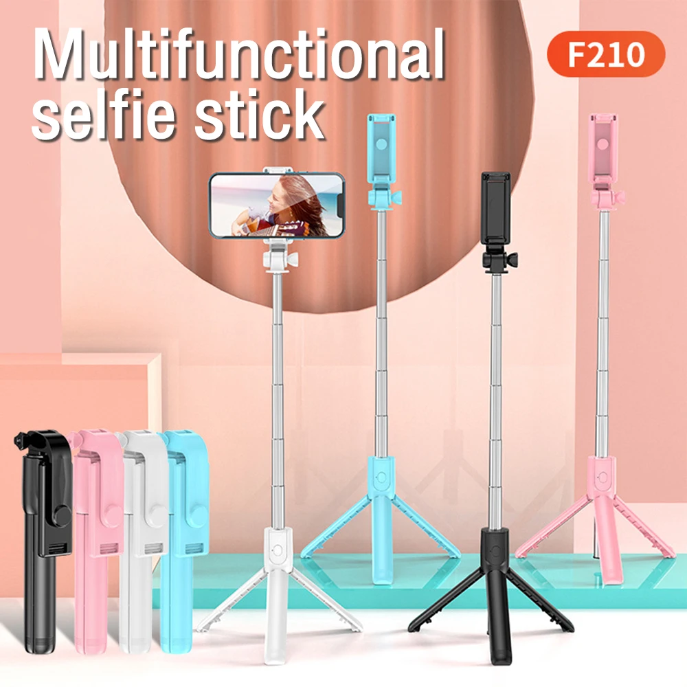 

Mobile Phone Wireless Selfie Stick Black Micro Tripod Bluetooth-compatible Control Universal Universal Selfie Phone Holder Stand