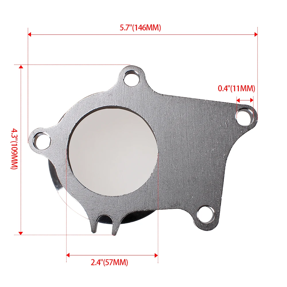 RASTP-Новое поступление для T3/T4 Turbo 5 болтов на 3-дюймовый V-образный Фланцевый