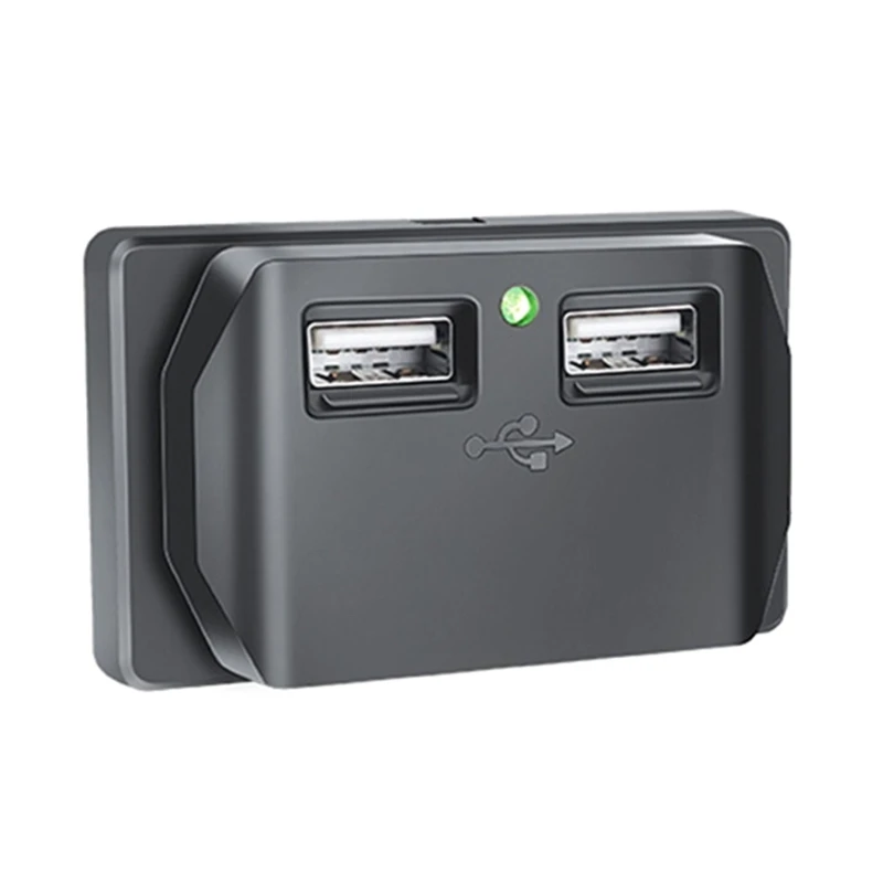 

Двойная USB-панель 12 В, розетка для автомобильных зарядных устройств, 3,1 А, 12 В/24 В, USB-зарядные устройства, розетка, для