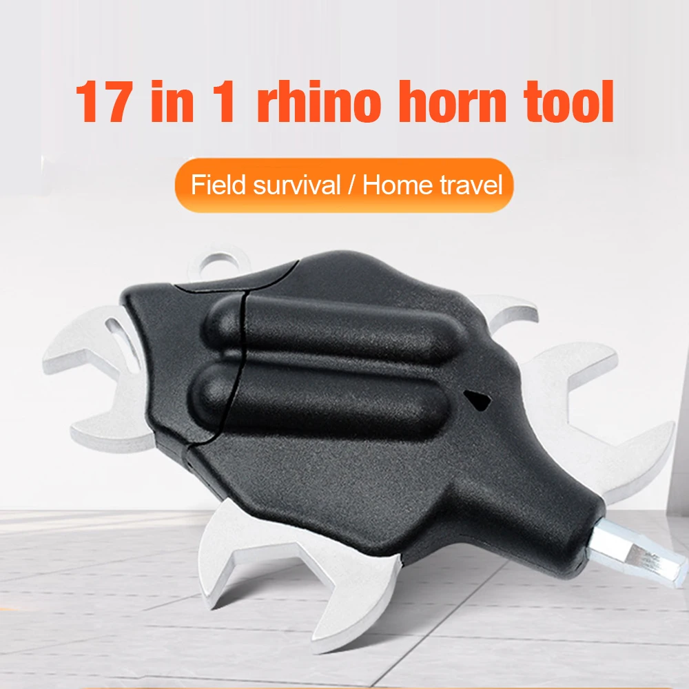 

New Combination Tool 17 in 1 Multi-function Tool Household Rhino Horn Gadget Outdoor Tool Pocket Tool