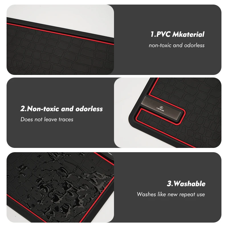 Противоскользящий коврик для телефона на приборную панель автомобиля с