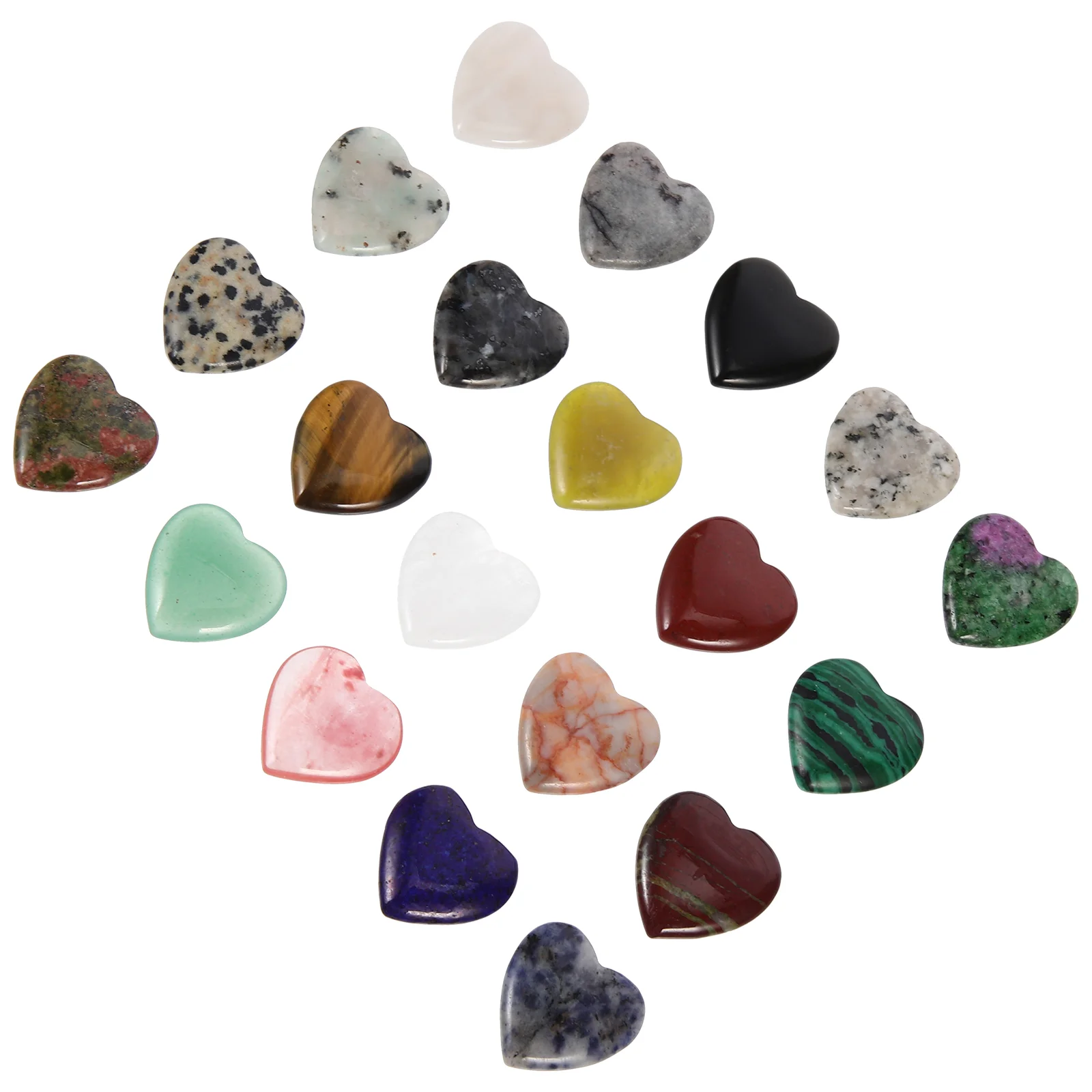 

Heart Stones Crystal Stone Aquarium Shaped Gravel Fish Tank Table Scatter Succulent Pebbles Tumbled Decorative Decorations