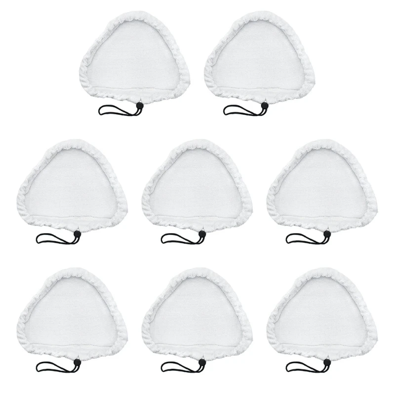 3/6/8 шт. сменные паровые швабры из микрофибры треугольные подушечки для швабр