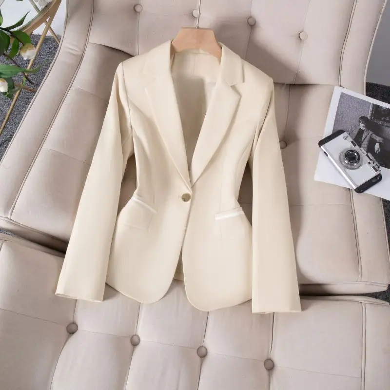 Блейзер женская одежда с длинными рукавами темпераментный деловой модный