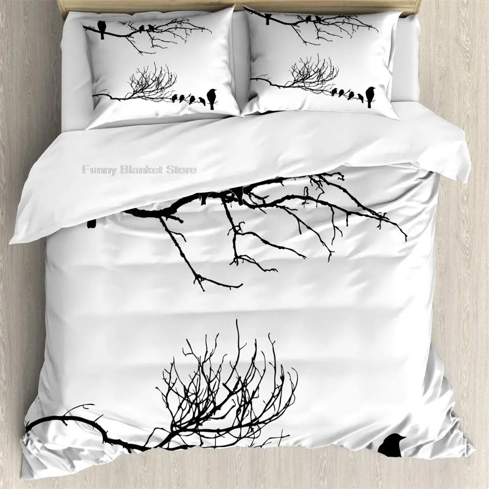 

Twigs 3Pcs Bedding Sets 3D Digital Printing Custom Quilt Duvet Cover Set Home Queen King Quilt Pillowcase