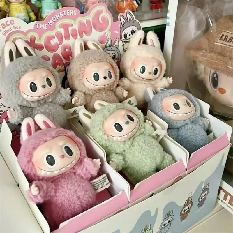Монстры Labubu захватывающие виниловые Подвески в виде макарон коробки для загадок