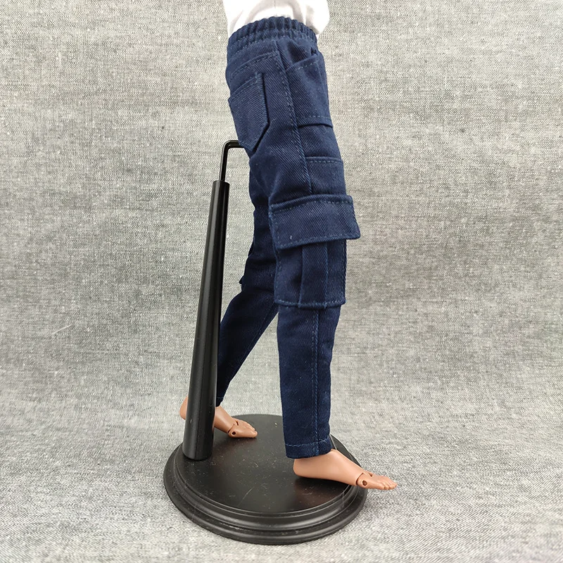 Мужская одежда в масштабе 1/6 темно-синий комбинезон повседневные брюки подходит