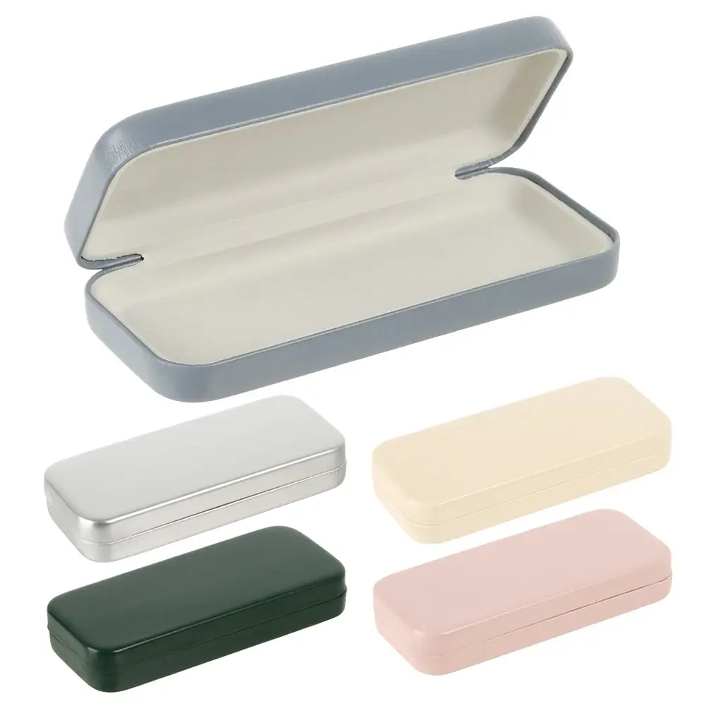 

Anti-Fall Solid Color Simplicity Compressive Case Glasses Storage Glasses Box Tin Box