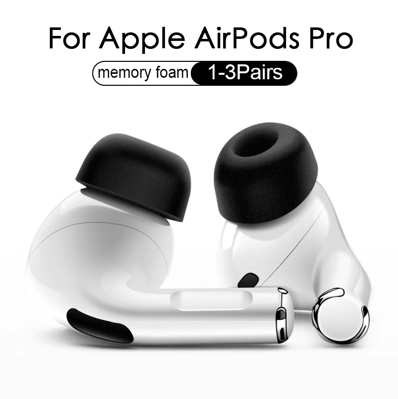 

Амбушюры для AirPods Pro 3 пары, мягкие затычки из пены с эффектом памяти 1:1, сменные амбушюры для наушников с защитой от шума, S/M/L, для Apple Air Pods Pro