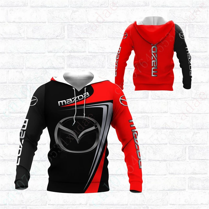 

Mazda Anime Zip Hoodies Harajuku 3D Printing Sweatshirt Essentials Pullover Top Unisex Clothing Casual Hoodies For Men Women