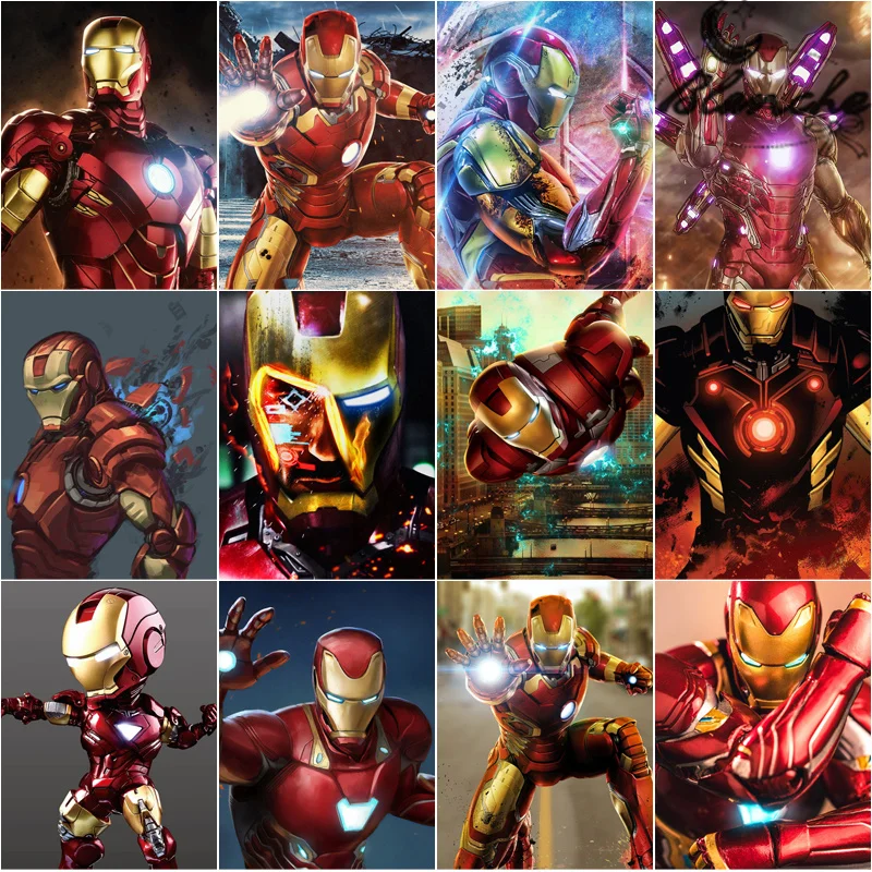 

Набор для алмазной вышивки «Железный человек»