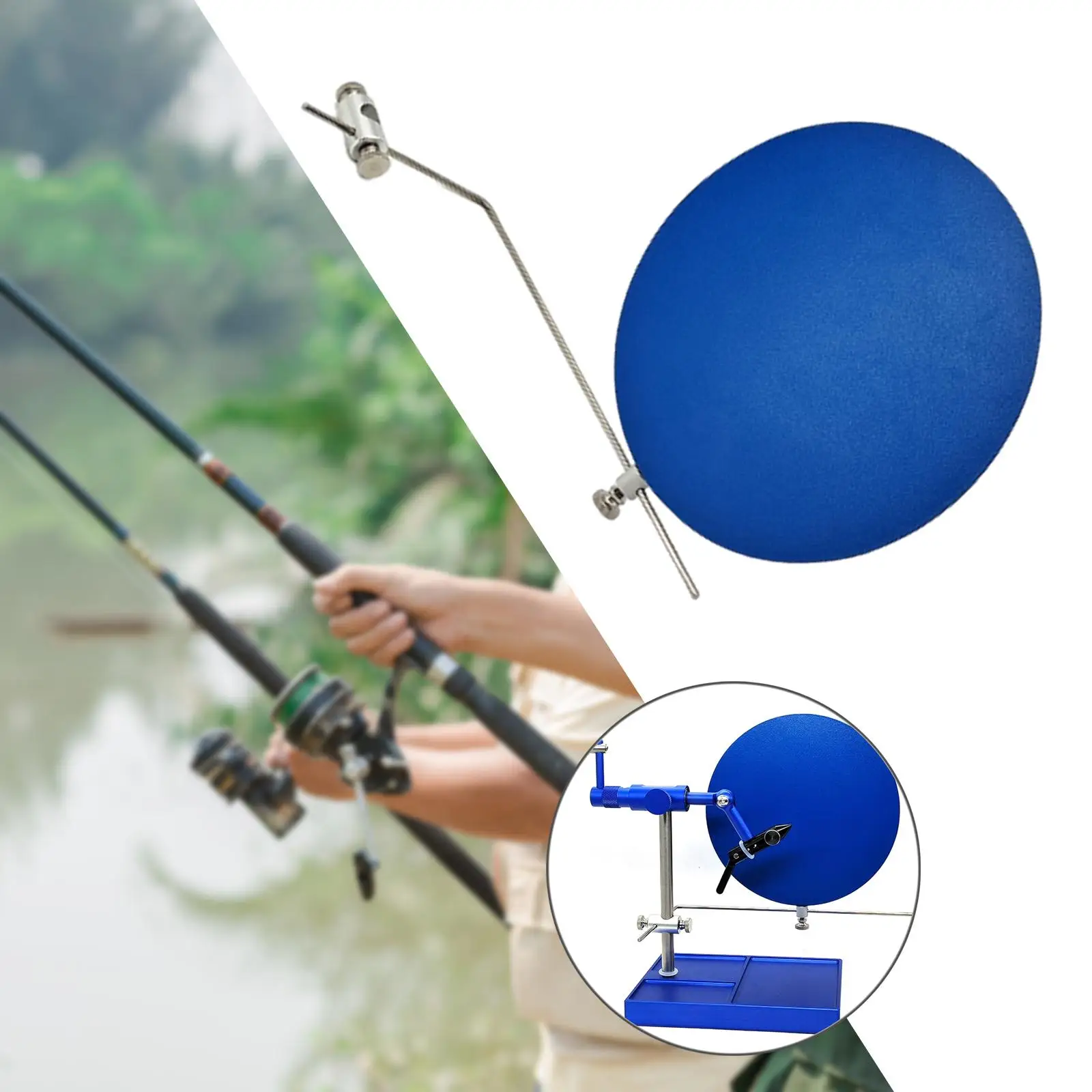 Универсальная Портативная металлическая доска для завязывания мушек аксессуары