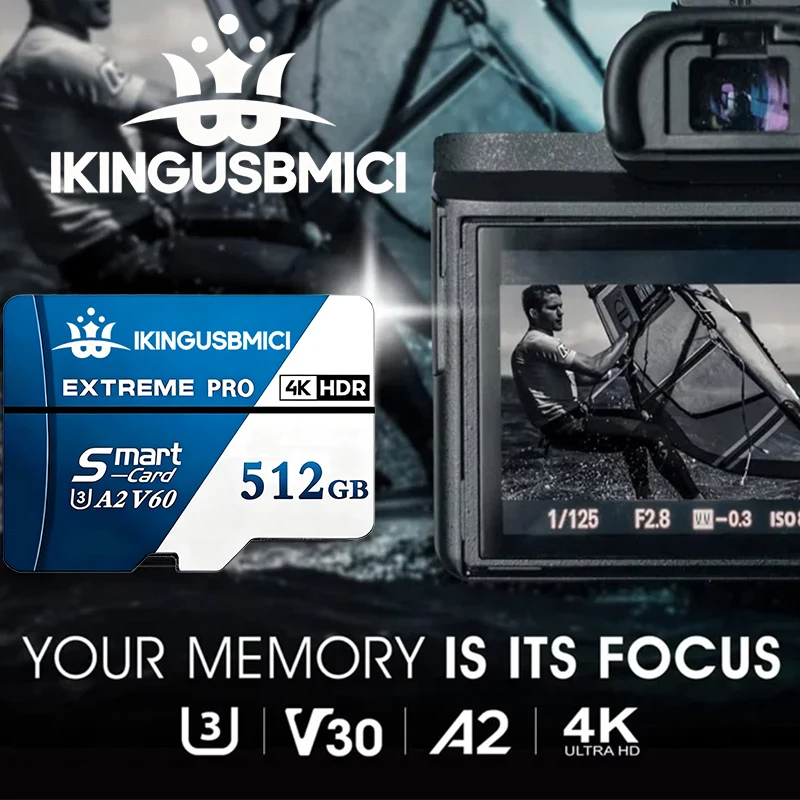 Фото Карты памяти TF/Micro TF/SD объемом 32 ГБ, 128 ГБ, 256 ГБ, 512 ГБ, U3 Ultra HD/Full HD для видеорегистраторов, ноутбуков, Mac №4