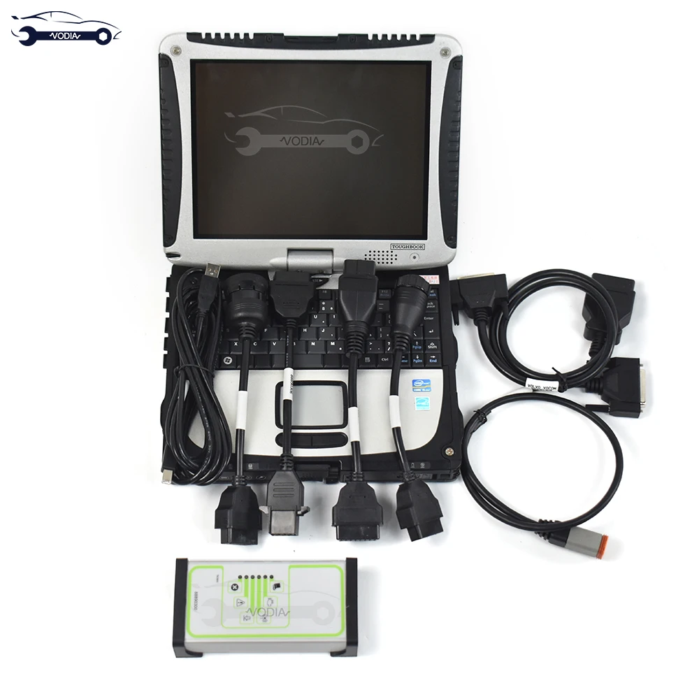 

Сканер для диагностики тяжелых грузовиков для ноутбука с Xtruck Y1 2.8.130, Volvo Vocom Tech Tool