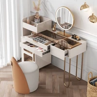 luxury dresser storage cabinet one bedroom modern simple makeup table small apartment