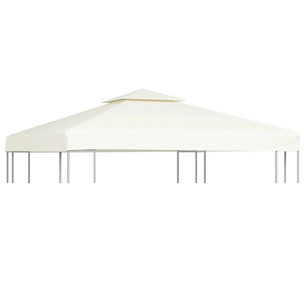 

Gazebo Cover Canopy Replacement 9.14 oz/yd² Cream White 10'x10'