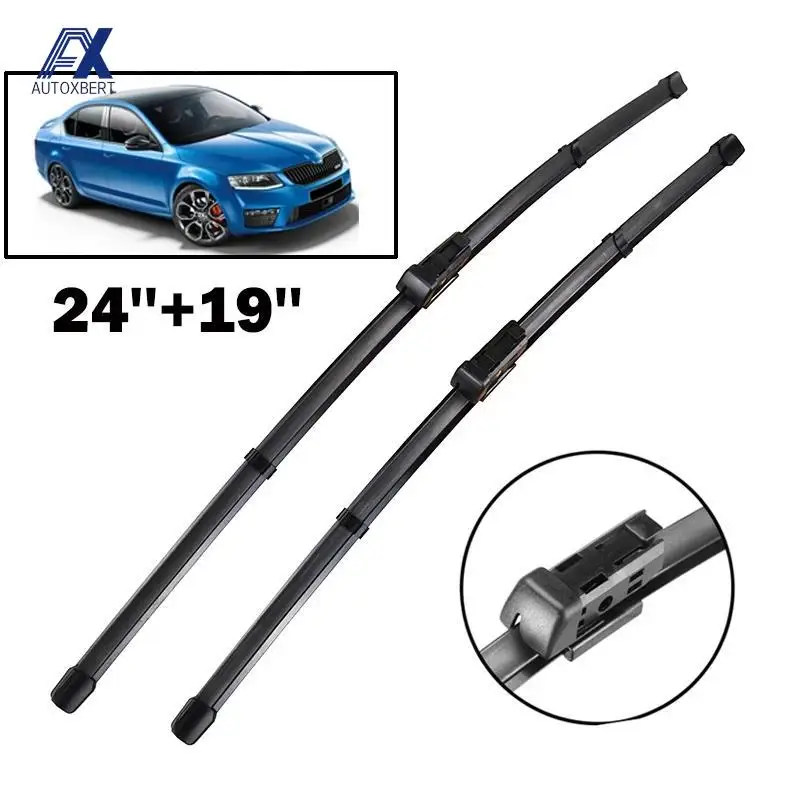 

2 шт./компл. щетки стеклоочистителя лобового стекла для Skoda Octavia 5E A7 2012 2013 2014 2015 2016 2017 2018 2019 2020 переднее окно