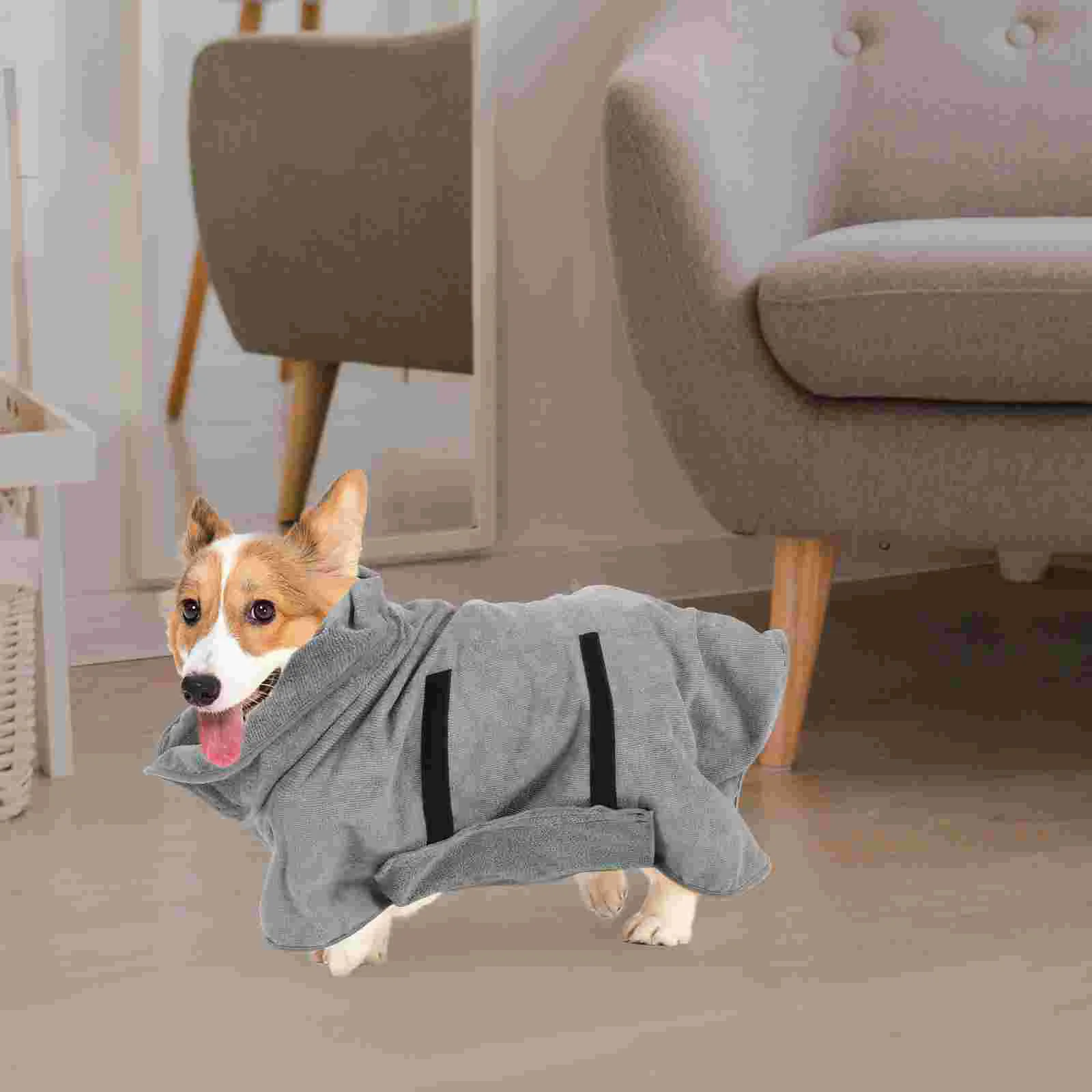 

Polyester Pet Bathrobe Comfortable Dog Pijamas Para The Cat Supple Clothes Dogs Puppy Towel Travel Pajama