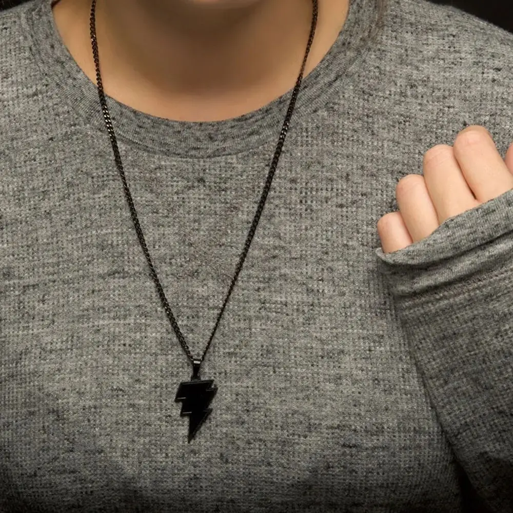 Новые классические ювелирные изделия из фильма Черный Адам ожерелье с черной