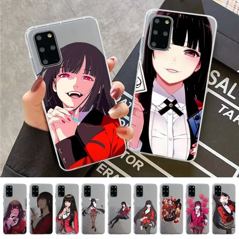 

Japanese Anime Kakegurui Jabami Yumeko Phone Case for Samsung A10 A20 A30 A40 A50s A70 A51 A52 A12 A03s A31 A71 Clear Case