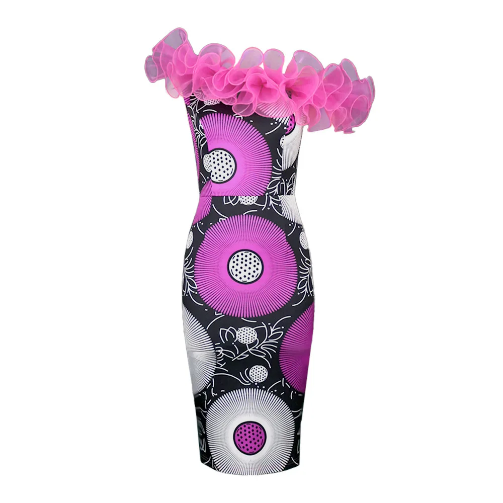 Рисунок 4 - Женское Сетчатое платье с оборками