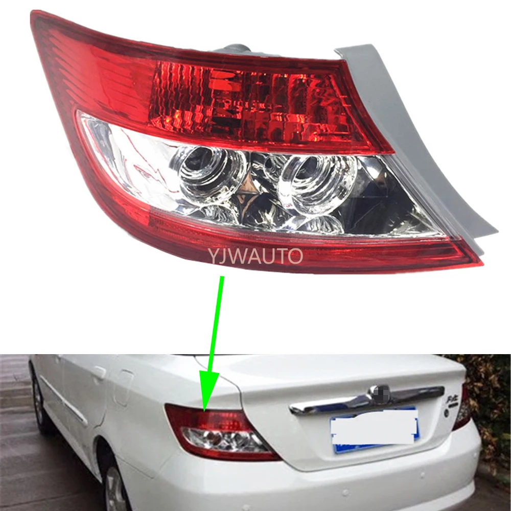 

Задний фонарь для Honda Fit / Jazz Sedan 2003 2004 2005 2006 2007, Автомобильный задний фонарь, сигнал поворота, стоп-сигнал Предупреждение светильник онарь бам...