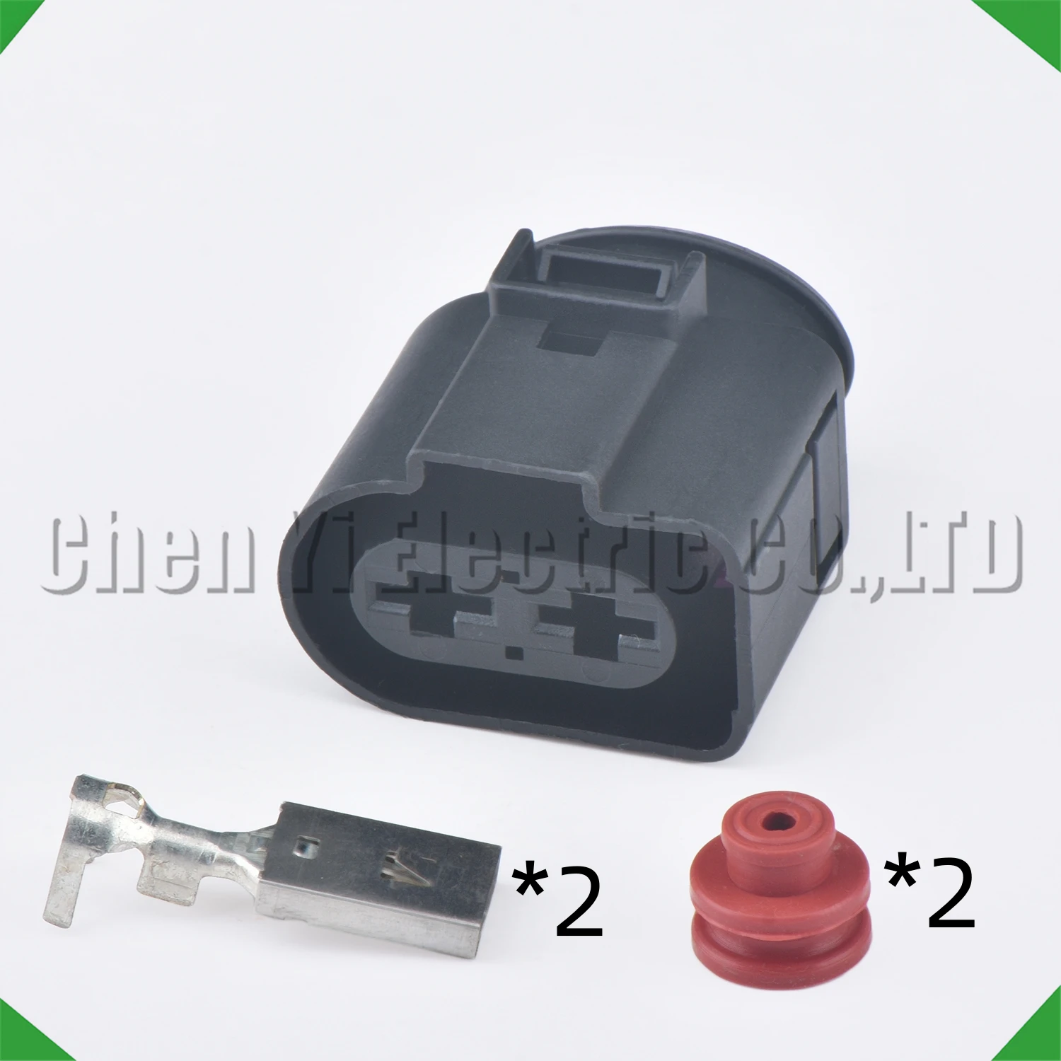 

2-контактный автоматический водонепроницаемый разъем, вилка жгута проводов питания 1J0 971 955 1K 0971955 4Б 0971955 1К 0971055 A для A3 Q3 A4 A6 Golf Jetta