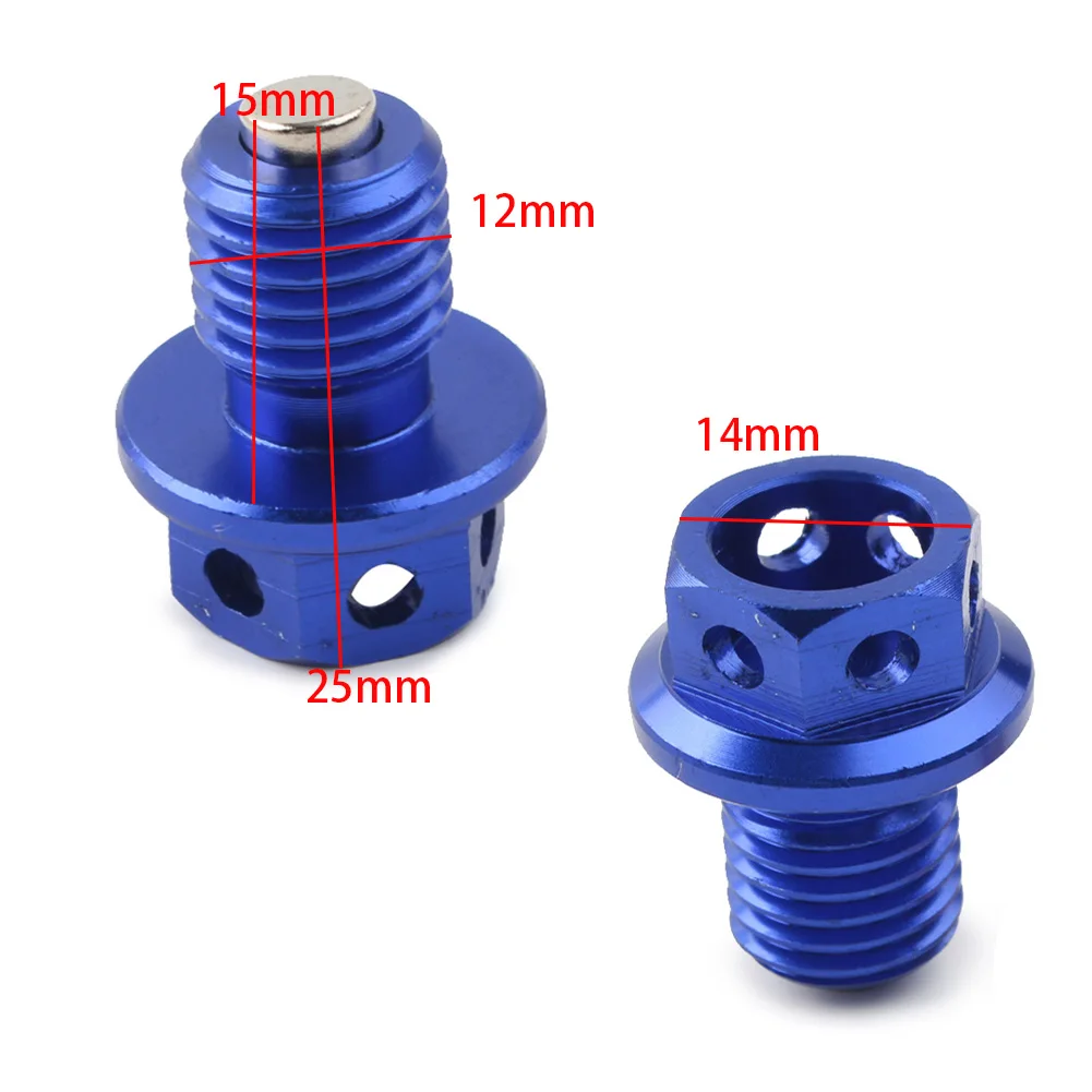 Алюминиевый болт сливной пробки масла M12 x P1.5 для Honda CRF XR Z 50 CR 80 125 250 100 Dirt Bike