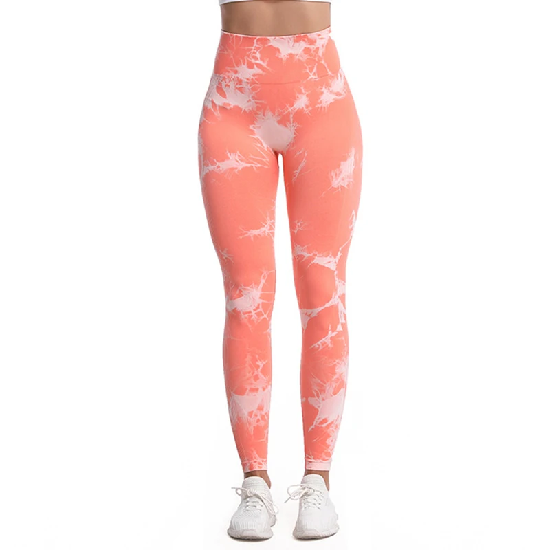 Tie Dye Women Yoga Pants Seamless Sport High Waist Fitness Quick Dry Training Workout Leggings Running Outdoor Gym Leggings