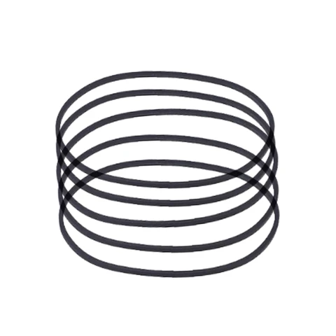 41-190 мм квадратный сложенный резиновый ремень 1,2 мм для кассетной магнитофонной машины 5 шт. DXAC