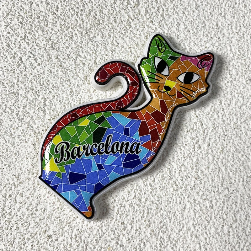Мировые туристические сувениры Барселоны 3D гуманистические украшения для кухни