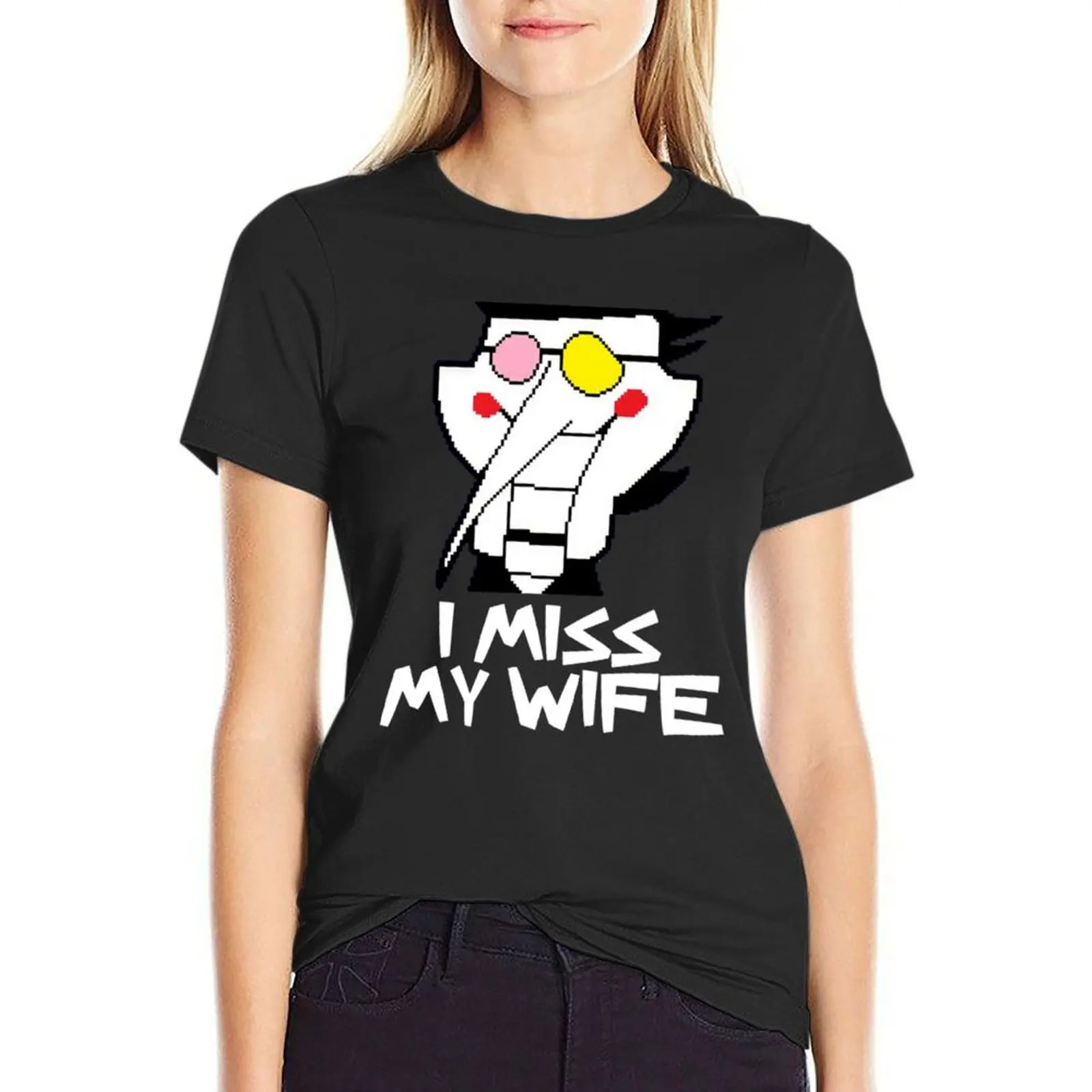 Футболка Spamton memeI miss my Woman эстетическая одежда летняя блузка Летняя женская