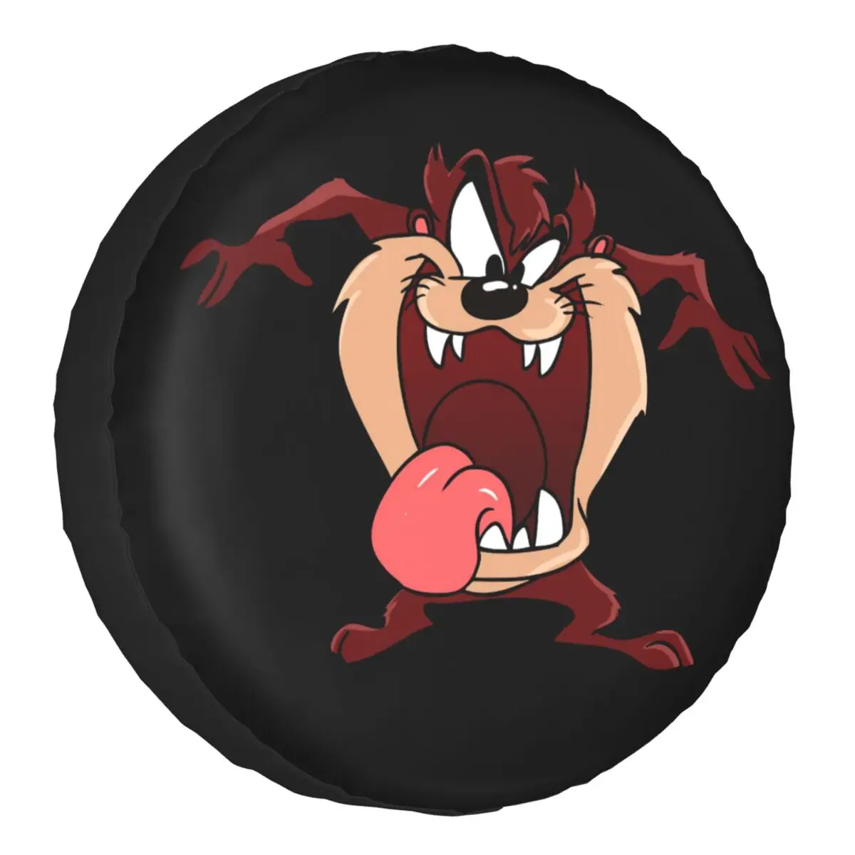 

Tasmanian Devil Spare Tire Cover Bag Pouch for Jeep Honda Taz Cartoon Anime Waterproof Car Wheel Covers 14" 15" 16" 17" Inch