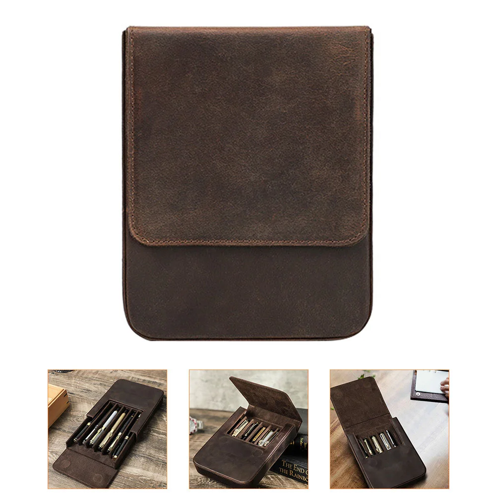 

Pen Storage Box Display Case Empty Organizer Cases Adults Fountain Single Magnetic Attraction