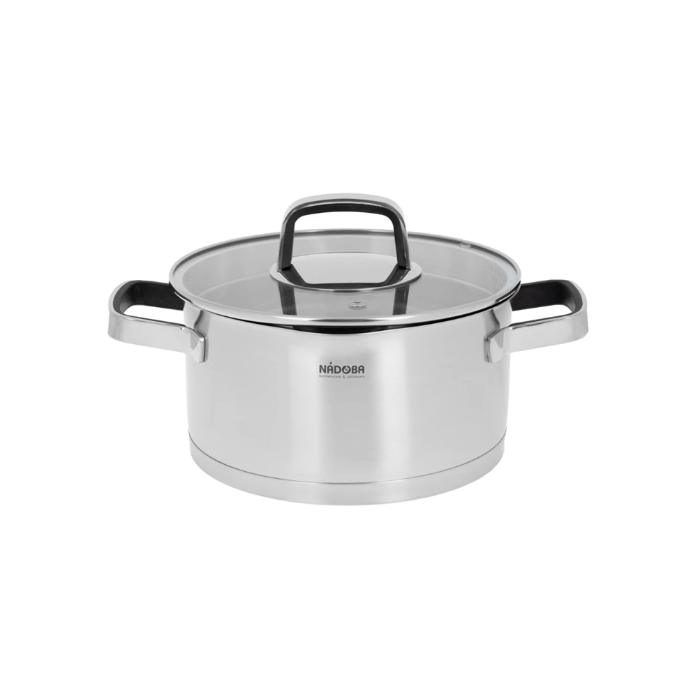 Кастрюля со стеклянной крышкой 18 см/2 3 л NADOBA серия DONA |