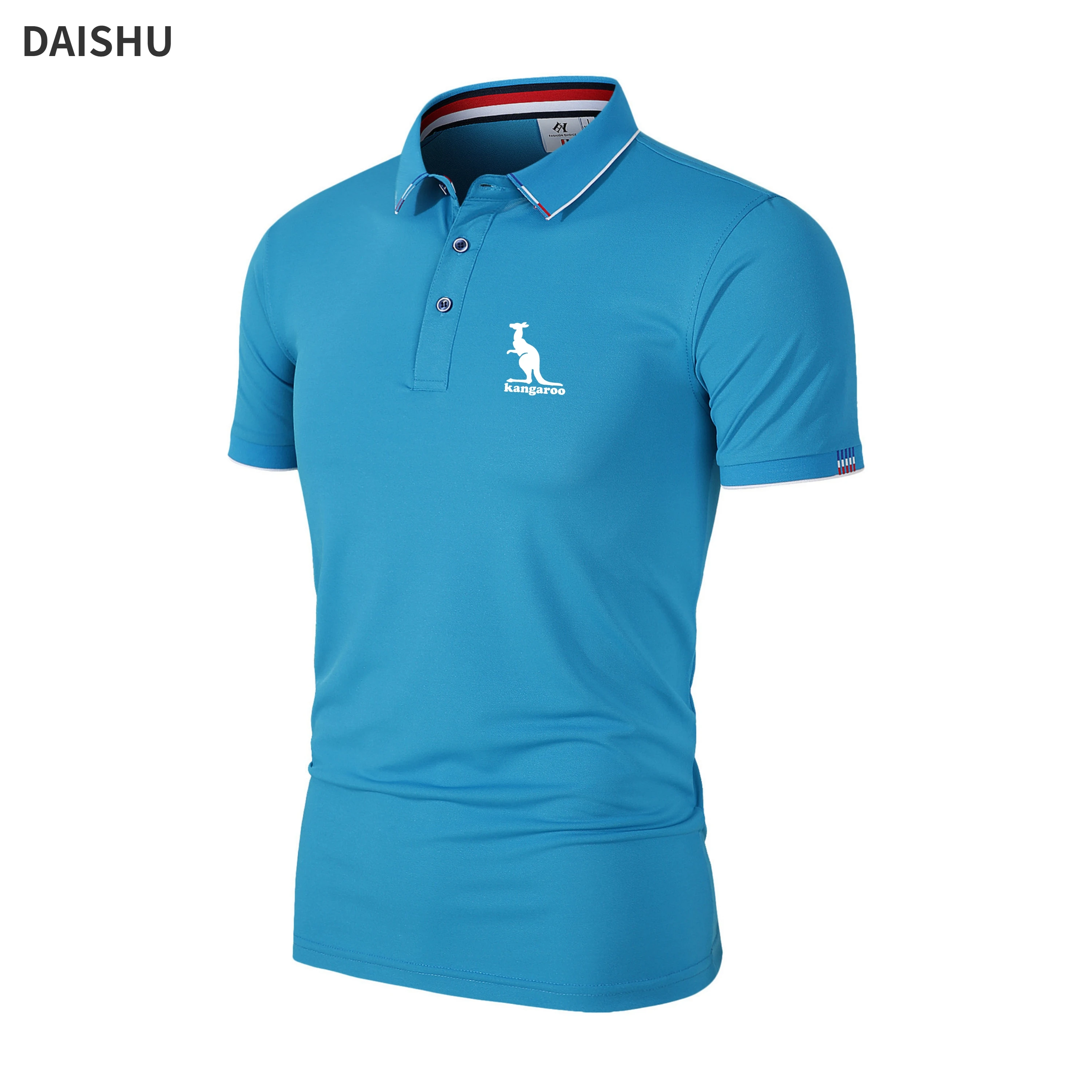 

DAISHU New Kangaroo High Quality t-shirt uniform sublimation ladies crop mens womens top polyester sleeveless golf polo shirt