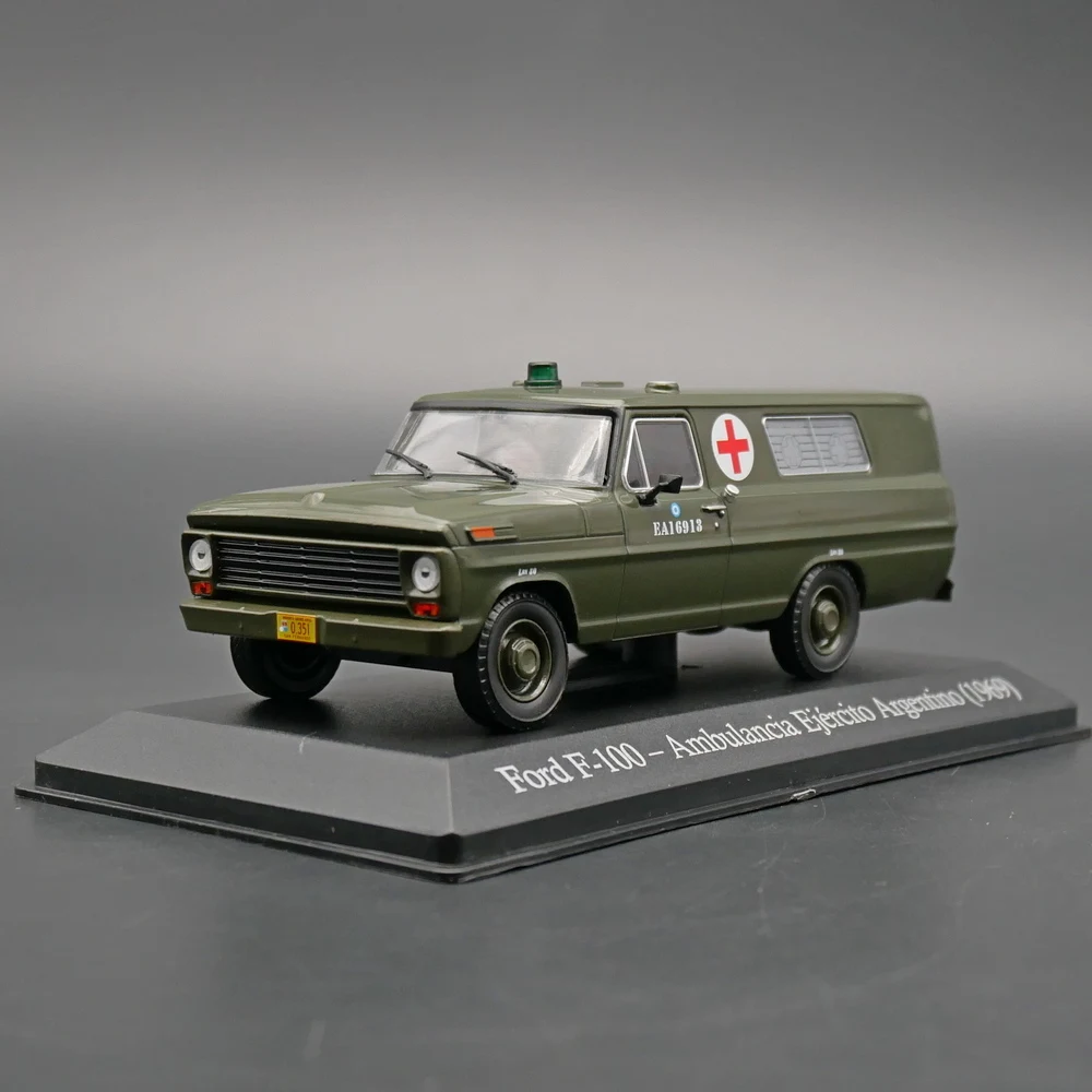 

ixo 1:43 Ford F-100 1969 pickup Argentine army ambulance alloy car model