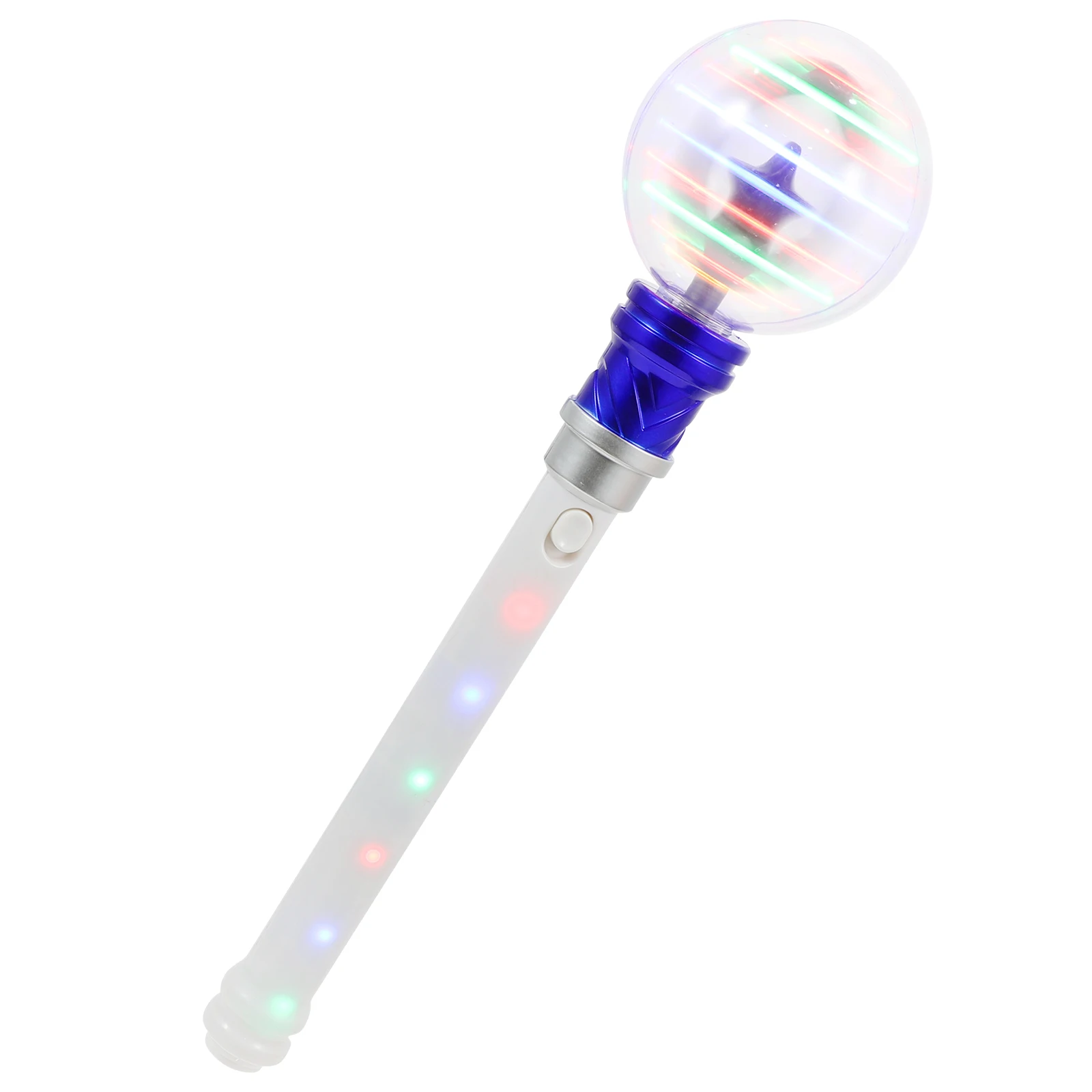 LED Glowing Stick Princess Flashing Wand Toys Handheld Concert Cheering Tube Magic Ball Wand Luminous Toys