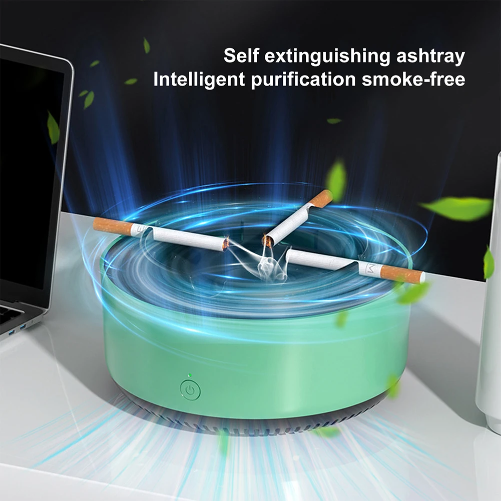 

Multipurpose Ashtray with Air Purifier Filtering Function Second-Hand Smoke From Cigarettes Remove Odor Home Smoking Accessories