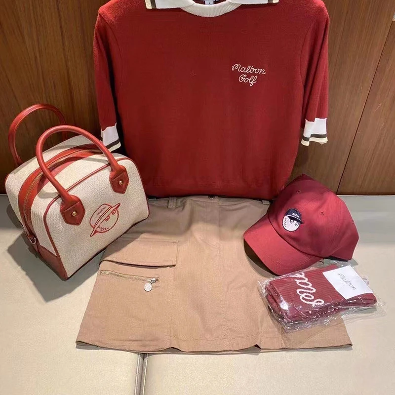 2022 New Retro Women's Portable Shoulder High Quality Canvas Golf Bag  Golf Supplies