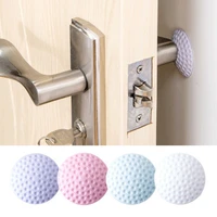 5pcsset household door handle wall anti collision pad tool punch free thickened mute anti collision pads rubber shock proof pad