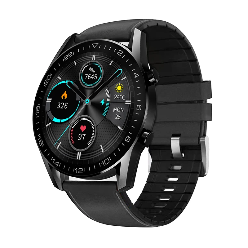 

i12 Smart Watch Men Round Full Touch Screen Sport Fitness DIY Watchface IP67 Waterproof Answer Call For Android ios New
