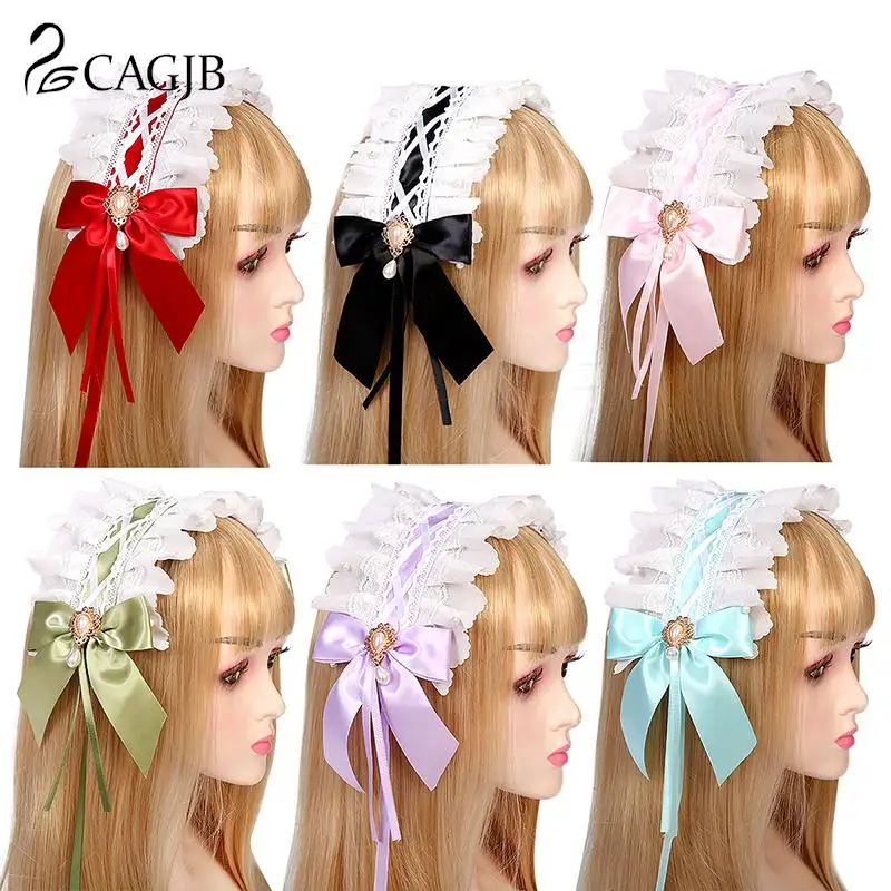 

Женская кружевная лента с бантом в стиле «лолита»